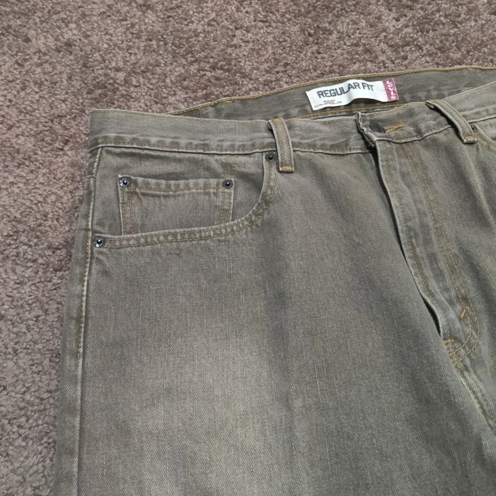 Vintage Levi's 505 Jeans Mens 38 x 30 Brown Denim Regular‎ Fit Y2K